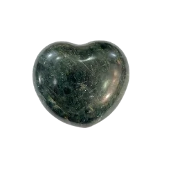 Coeur en Apatite -2| Sphères, Oeufs, et Coeurs | Dans les yeux de Gaïa
