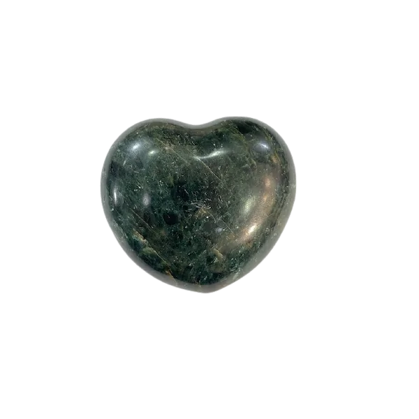 Coeur en Apatite -2| Sphères, Oeufs, et Coeurs | Dans les yeux de Gaïa