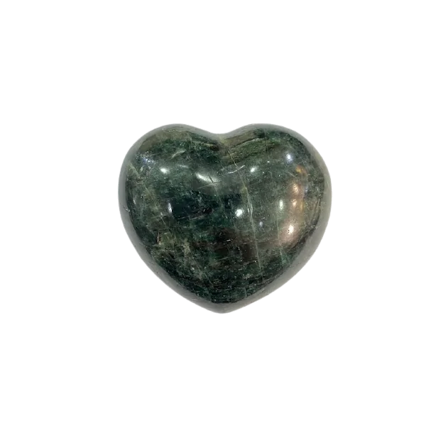 Coeur en Apatite -1| Sphères, Oeufs, et Coeurs | Dans les yeux de Gaïa