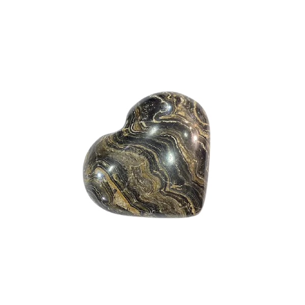 Coeur en Stromatolite -1| Sphères, Oeufs, et Coeurs | Dans les yeux de Gaïa