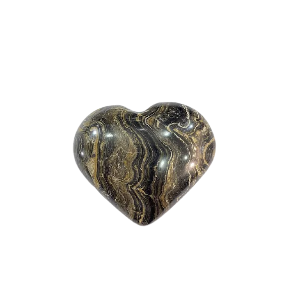 Coeur en Stromatolite -1| Sphères, Oeufs, et Coeurs | Dans les yeux de Gaïa