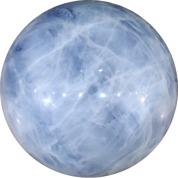 Sphère en Calcite Bleue 4,8kg | Sphères, Oeufs, et Coeurs | Dans les yeux de Gaïa