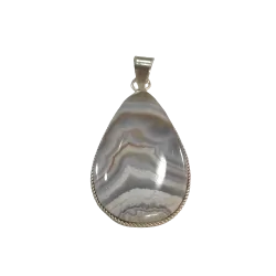 Pendentif en Agate -8| Pendentifs en Minéraux | Dans les yeux de Gaïa