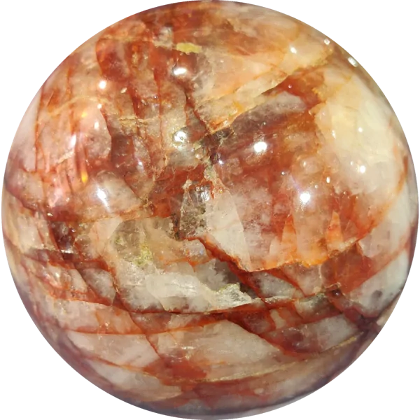 Sphère en Quartz Hématoïde 1,4kg | Sphères, Oeufs, et Coeurs | Dans les yeux de Gaïa