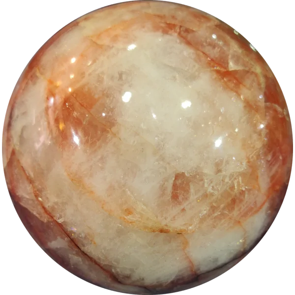 Sphère en Quartz Hématoïde 1,4kg | Sphères, Oeufs, et Coeurs | Dans les yeux de Gaïa