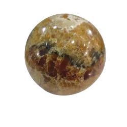 Sphère Jaspe Caramel -1| Sphères, Oeufs, et Coeurs | Dans les yeux de Gaïa