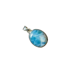 Pendentif Larimar Serti sur...