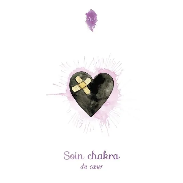 Carte "Soin chakra du cœur" de l'oracle de la flamme d'Ankaa de Stéphanie Abellan | Dans les Yeux de Gaia