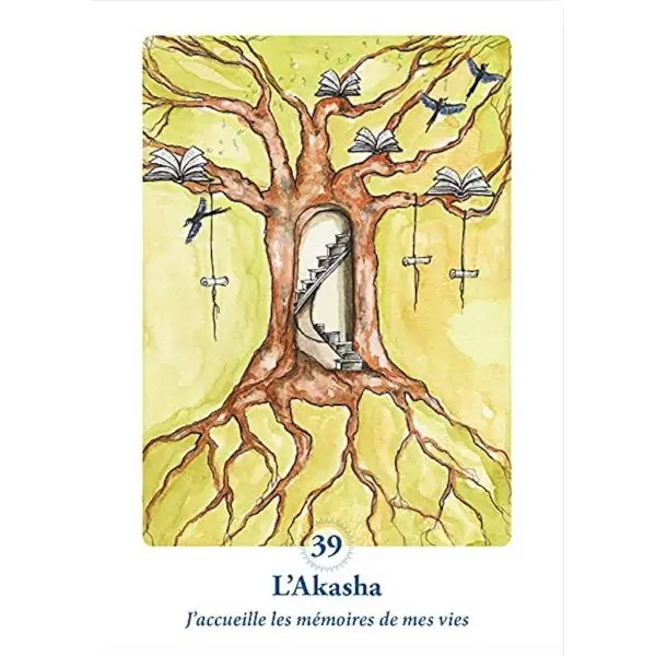 Oracle Guérison de l'Âme - Carte L'Akasha | Dans les Yeux de Gaïa