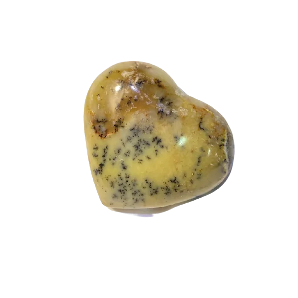Coeur en Agate Dendritique -9| Sphères, Oeufs, et Coeurs | Dans les yeux de Gaïa