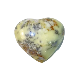 Coeur en Agate Dendritique -8| Sphères, Oeufs, et Coeurs | Dans les yeux de Gaïa