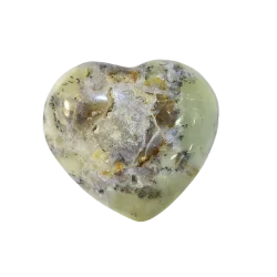 Coeur en Agate Dendritique -4| Sphères, Oeufs, et Coeurs | Dans les yeux de Gaïa