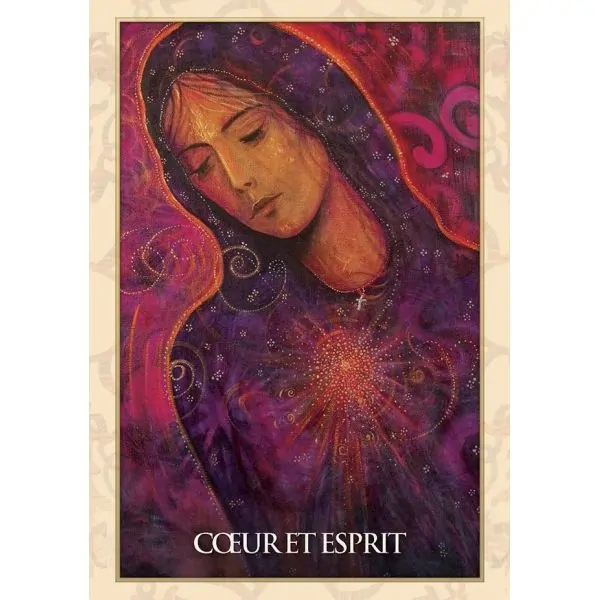 Carte "Cœur et Esprit" de l'oracle de Marie-Madeleine | Dans les Yeux de Gaia