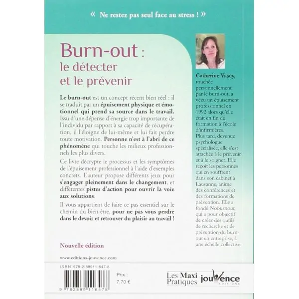 Burn-Out : le Détecter et le Prévenir | Livres sur le Bien-Être | Dans les yeux de Gaïa