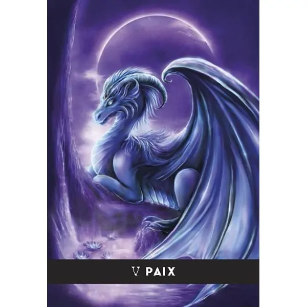Carte "Paix" de l'oracle la voie du dragon | Dans les Yeux de Gaia