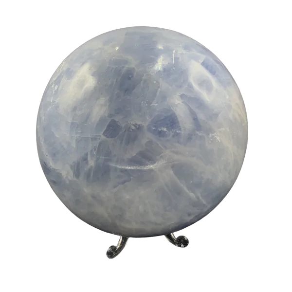 Sphère en Calcite Bleue -1 | Sphères, Oeufs, et Coeurs | Dans les yeux de Gaïa