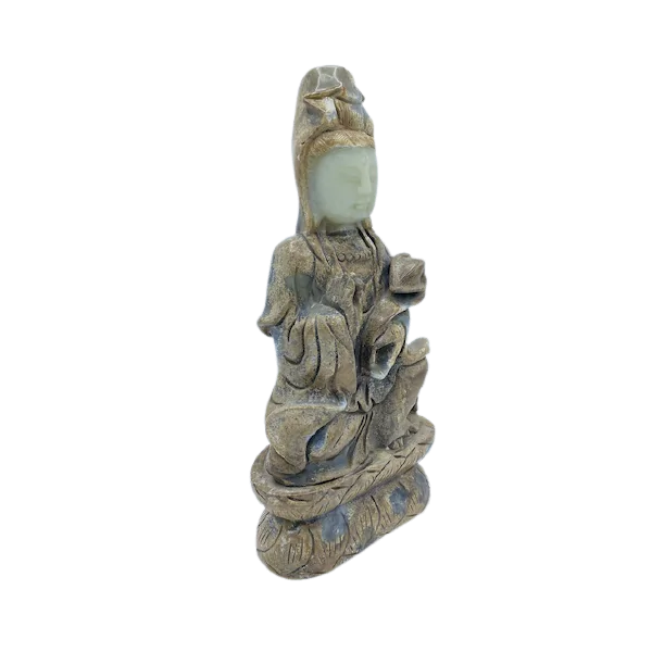 Statue de Kuan Yin en Jade Ancien | Sculptures, Statues, Figurines | Dans les yeux de Gaïa
