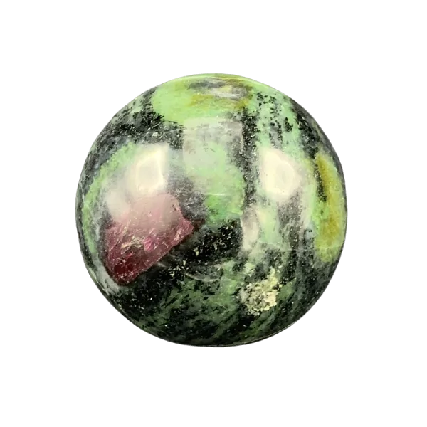 Sphère en Rubis-Zoïsite -2 | Sphères, Oeufs, et Coeurs | Dans les yeux de Gaïa