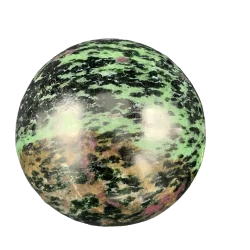 Sphère en Rubis-Zoïsite -1| Sphères, Oeufs, et Coeurs | Dans les yeux de Gaïa