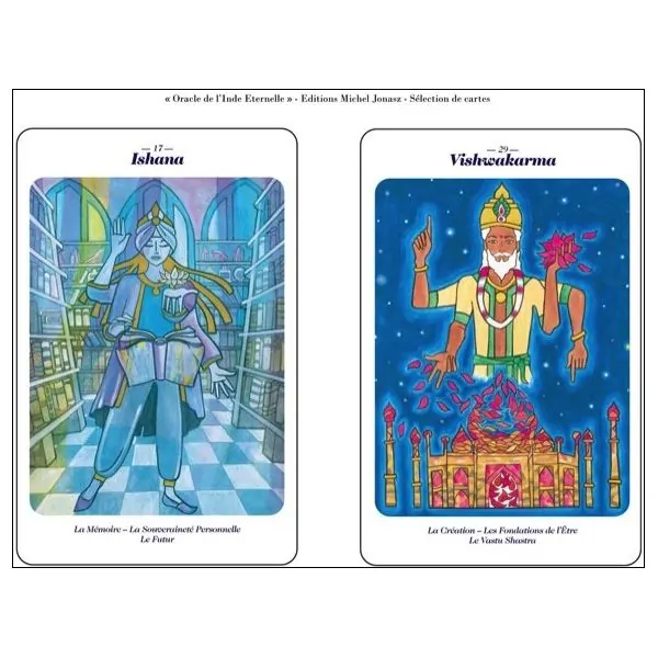 Oracle de l'Inde Eternelle - La voie de l'Ahimsa - Cartes 1 - Coffret livre + cartes | Dans les Yeux de Gaïa