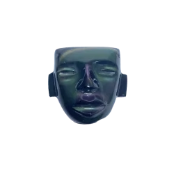 Petit Masque en Obsidienne Oeil Céleste -1| Sculptures, Statues, Figurines | Dans les yeux de Gaïa