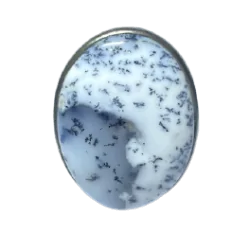 Bague Agate Dendritique / Merlinite en Argent 925, photo 2 | Dans les Yeux de Gaia