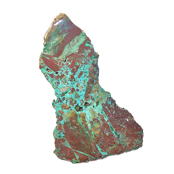 Plaque d'Azurite-Malachite et Cuprite -1| Minéraux de collection | Dans les yeux de Gaïa