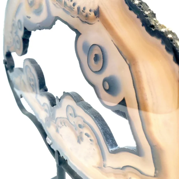 Grande tranche d'Agate naturelle -3| Minéraux de collection | Dans les yeux de Gaïa