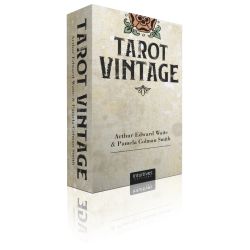 Tarot Vintage - coffret de face | Dans les yeux de Gaïa