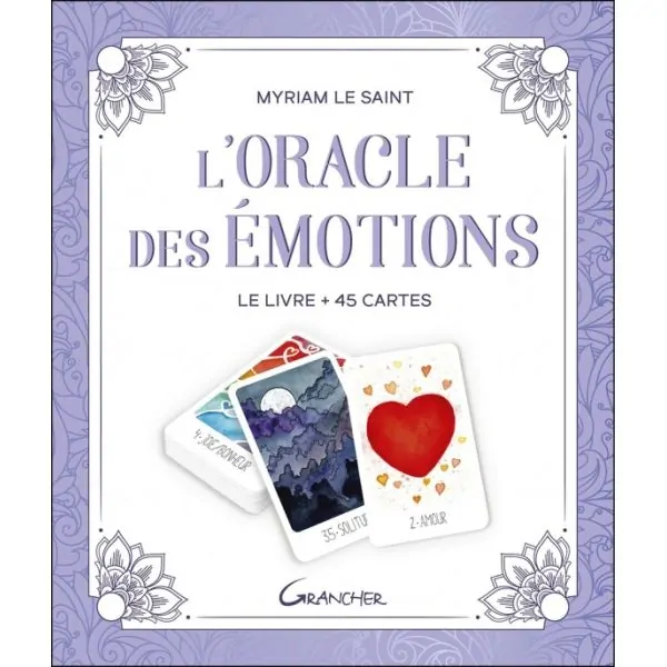 L'Oracle des Emotions - Le livre+ 45 cartes | Oracles Guidance / Développement Personnel | Dans les yeux de Gaïa