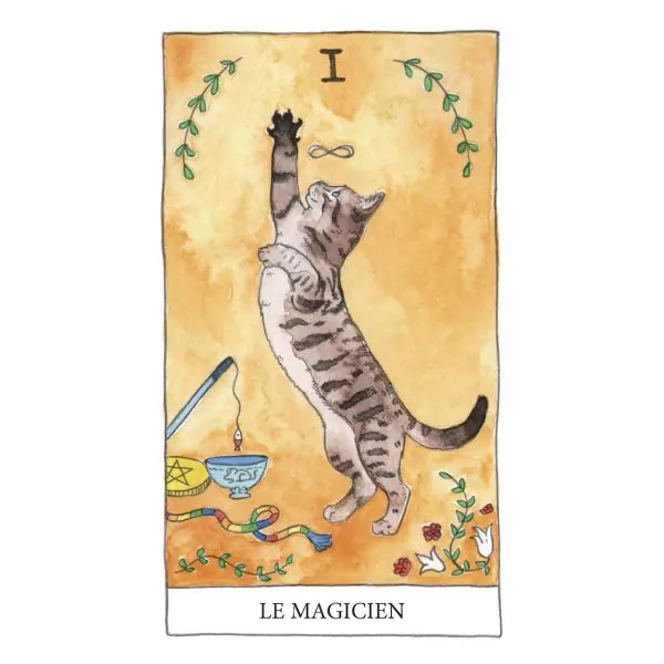 Le Petit Tarot des Chats de Megan Lynn Kott carte| Dans Les Yeux de Gaïa