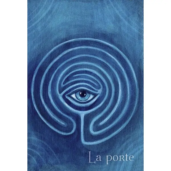 L'oracle des esprits de l'entre-mondes carte oeil labyrinthe - Oracle divinatoire |Dans les yeux de Gaïa