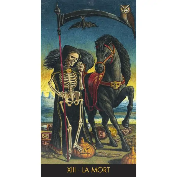 Le tarot Jack-O'-Lantern - Tarot Divinatoire XIII-La mort|Dans les yeux de Gaïa