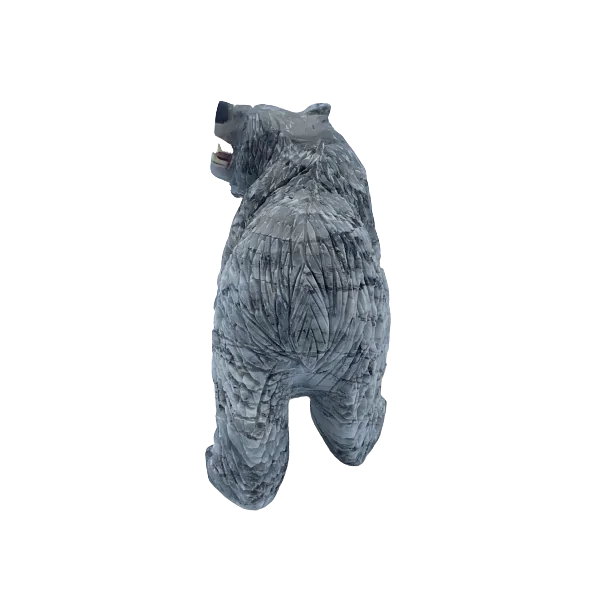 Grand Ours gris en Jaspe de 1,86kg | Pièces d’Exception | Dans les yeux de Gaïa