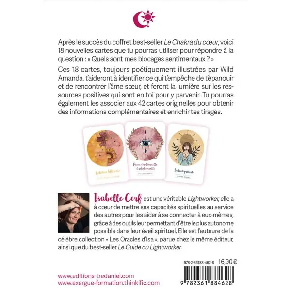 Coffret Extension Le Chakra du Coeur - Isabelle Cerf, vue de dos | Dans les Yeux de Gaïa