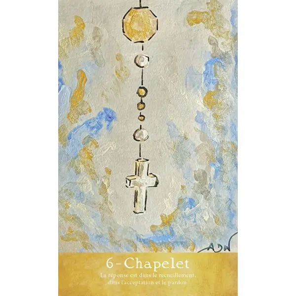 Carte "Chapelet" Les secrets de Cassandre | Dans les Yeux de Gaïa