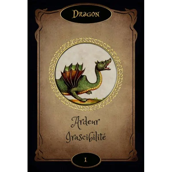 Carte "Dragon" du Cercle des Sorcières de Gabriel Sanchez | Dans les Yeux de Dos