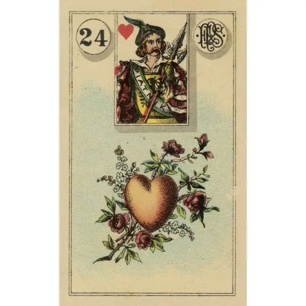Grand Tableau Lenormand - Carte 24 de Cœur| Dans les Yeux de Gaïa