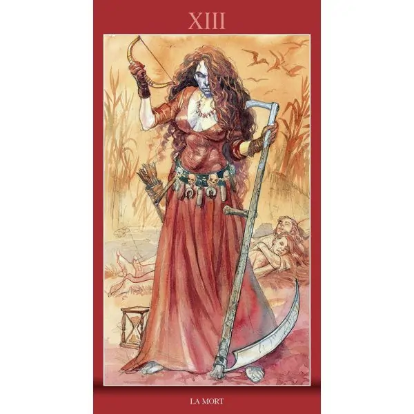 Tarot de la Magie Erotique - carte XIII | Dans les Yeux de Gaïa