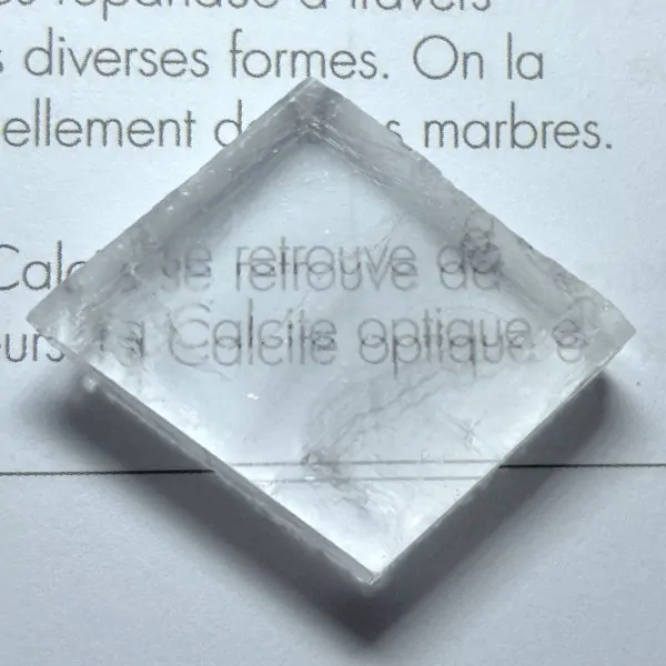 Calcite Optique Blanche