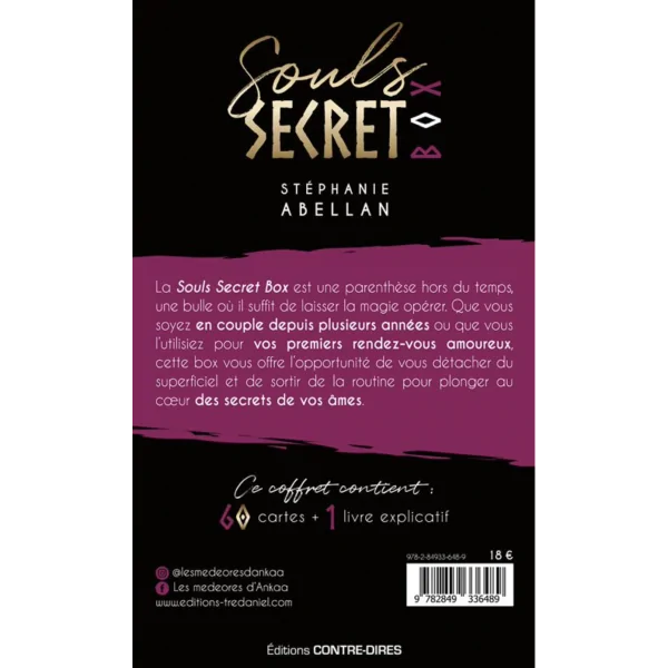 Souls Secrets Box - Stéphanie Abellan - dos| Dans les Yeux de Gaïa