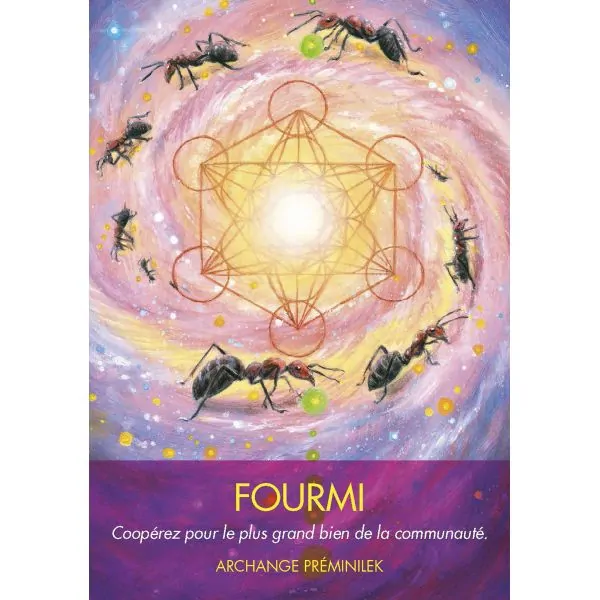 Carte "Fourmi" des Archanges du Monde Animal - Diana Cooper | Dans les Yeux de Gaia