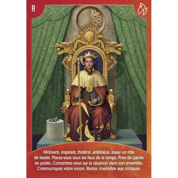 Carte "Roi" de la Sagesse des Anges - Radleigh Valentine | Dans les Yeux de Gaia