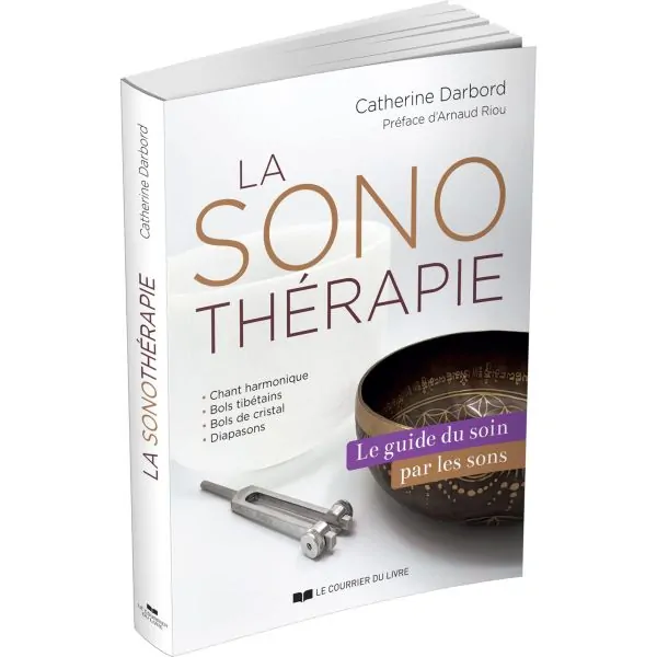 La Sonothérapie 6 - Livre bien-être |Dans les Yeux de Gaïa - Tranche