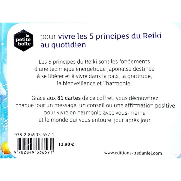 La Petite Boite pour vivre les 5 principes du Reiki au quotidien 2 l Dans les Yeux de Gaïa - Résumé
