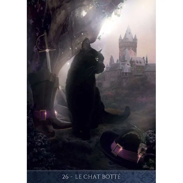 L'Oracle de la Nuit - Alexandra V. Bach - Carte le Chat Botté | Dans les Yeux de Gaia