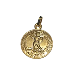 Médaille St Michel Doré |Dans les Yeux de Gaïa - recto -