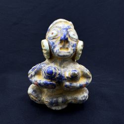 Sculpture Pachamama Connexion Lunaire vue de face | Dans les Yeux de Gaïa