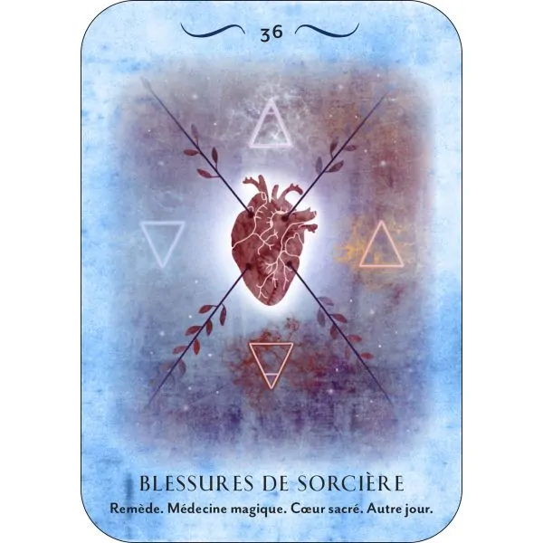 Carte "Blessures de sorcière" de l'oracle de Magie Pure | Dans les Yeux de Gaia