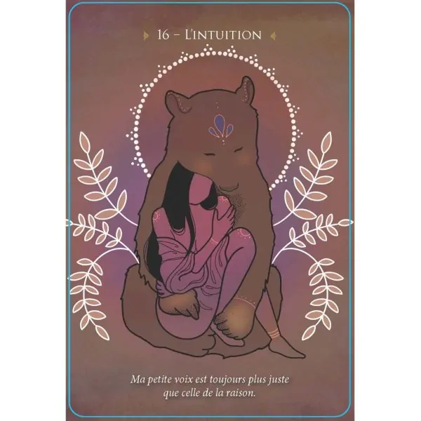Carte "L'Intuition" de l'oracle Miroir de ton âme | Dans les Yeux de Gaia